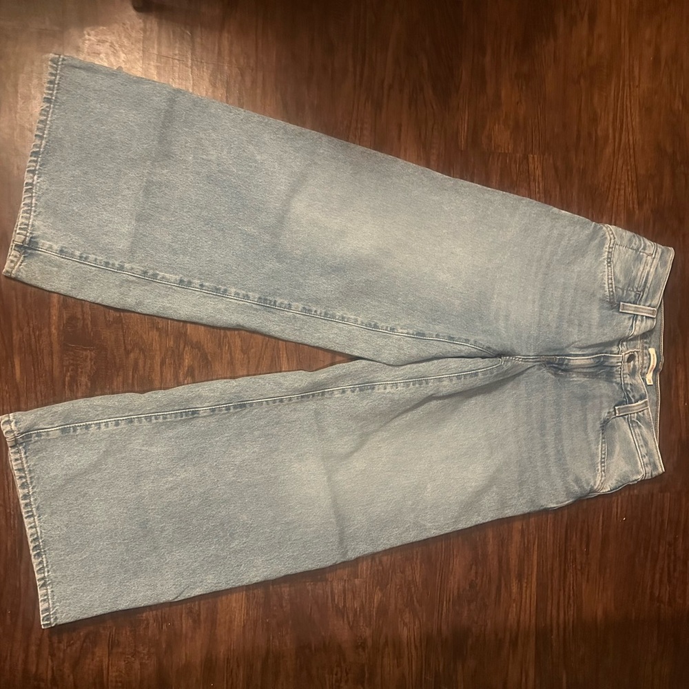 Levi's Light Blue Wide Leg Jeans